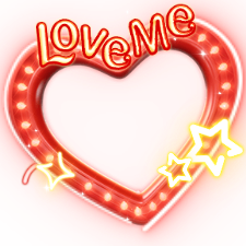 Neon Love Me Heart